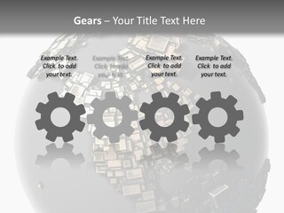 Country Design Grid PowerPoint Template
