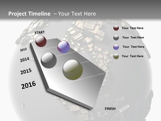 Country Design Grid PowerPoint Template