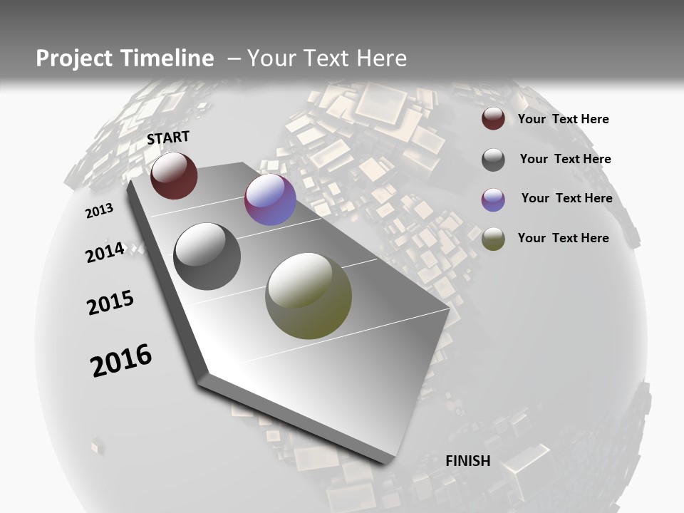 Country Design Grid PowerPoint Template