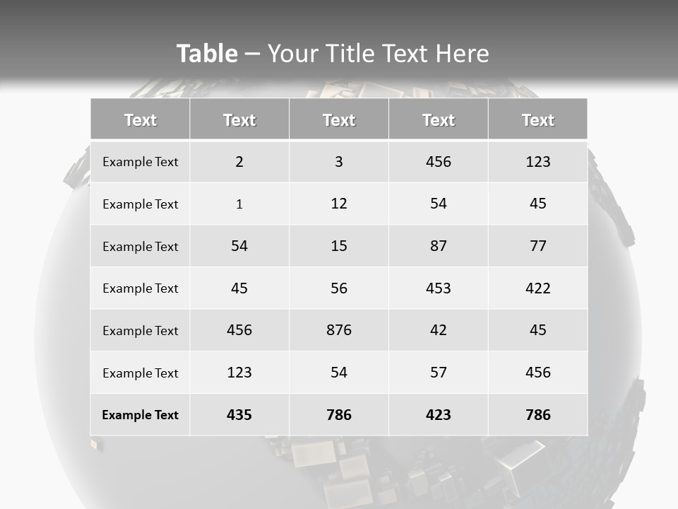 Country Design Grid PowerPoint Template