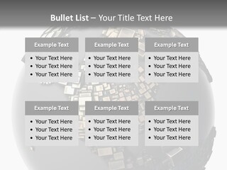 Country Design Grid PowerPoint Template