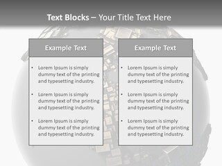 Country Design Grid PowerPoint Template