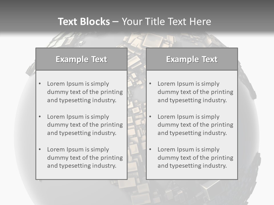 Country Design Grid PowerPoint Template