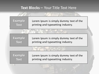 Country Design Grid PowerPoint Template