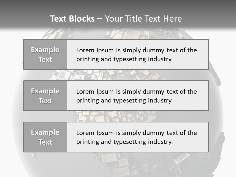 Country Design Grid PowerPoint Template