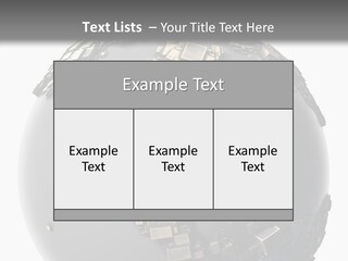 Country Design Grid PowerPoint Template