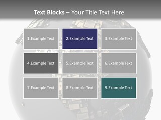 Country Design Grid PowerPoint Template