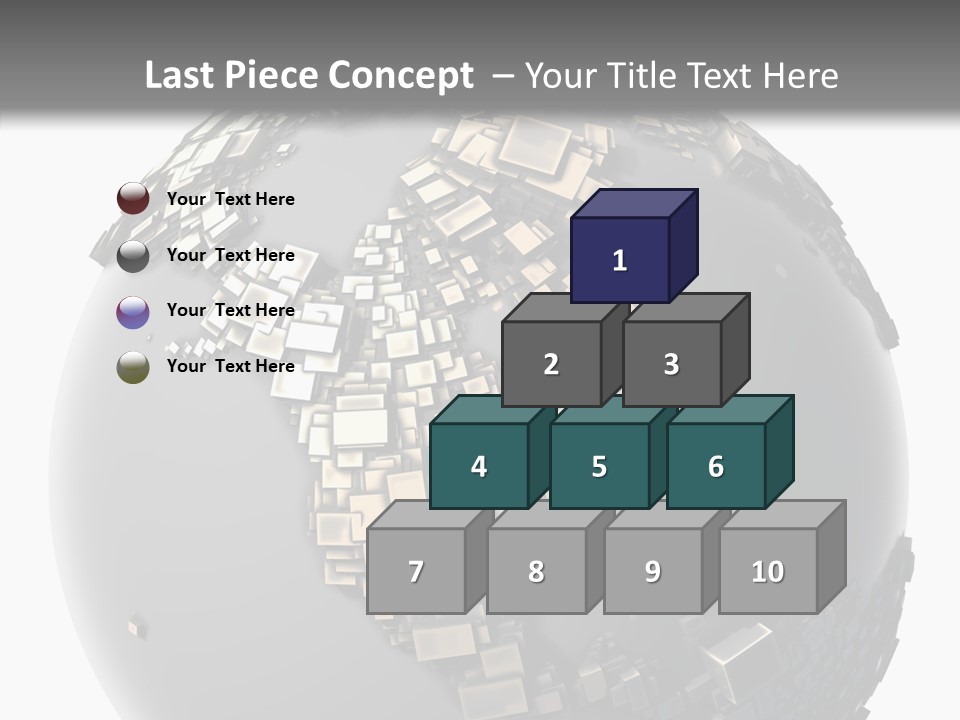 Country Design Grid PowerPoint Template