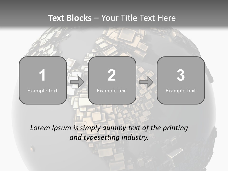 Country Design Grid PowerPoint Template