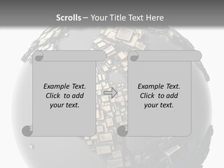 Country Design Grid PowerPoint Template