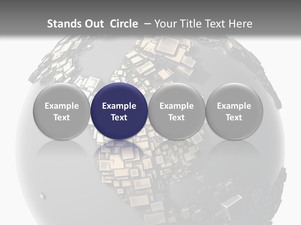 Country Design Grid PowerPoint Template