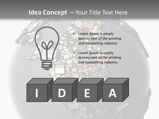 Country Design Grid PowerPoint Template