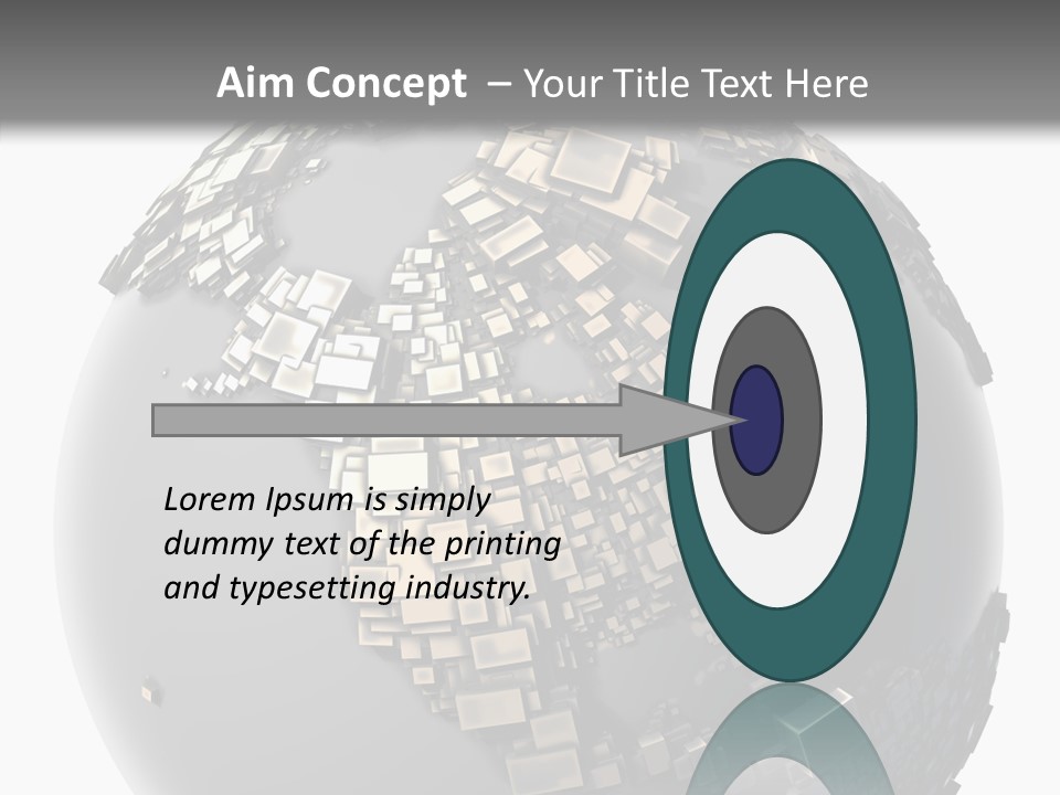 Country Design Grid PowerPoint Template