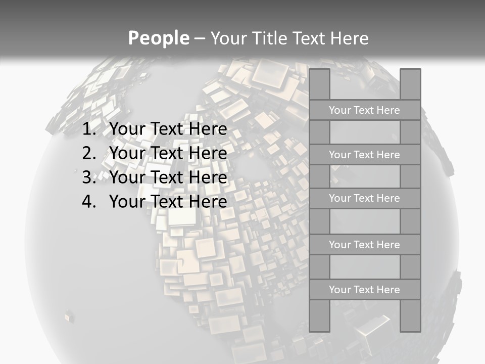 Country Design Grid PowerPoint Template