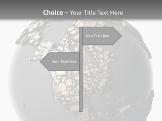 Country Design Grid PowerPoint Template