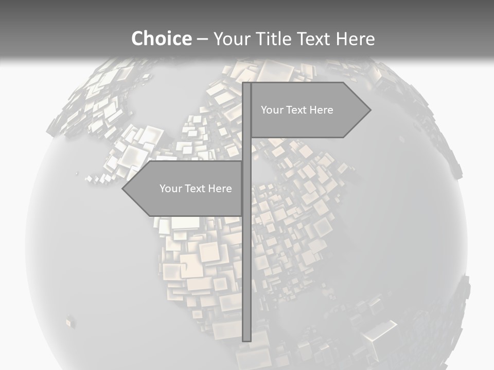 Country Design Grid PowerPoint Template