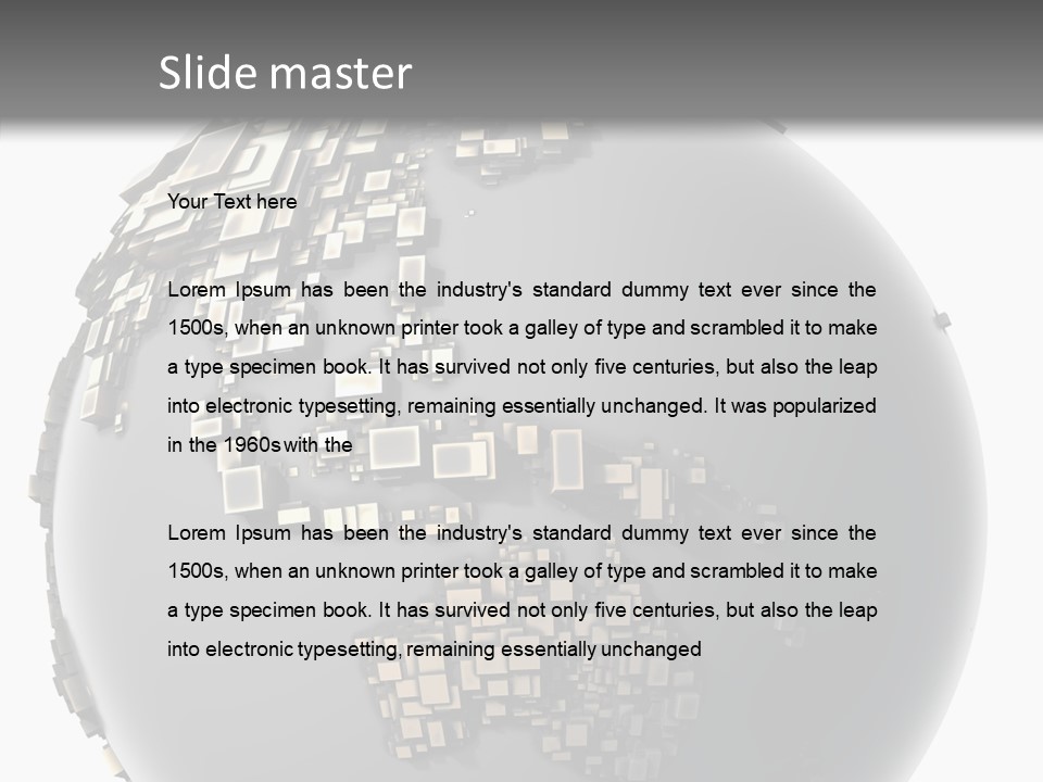 Ocean Australia Construction PowerPoint Template