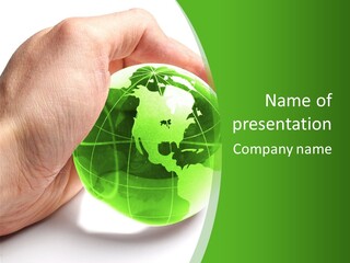 Eco White Green PowerPoint Template