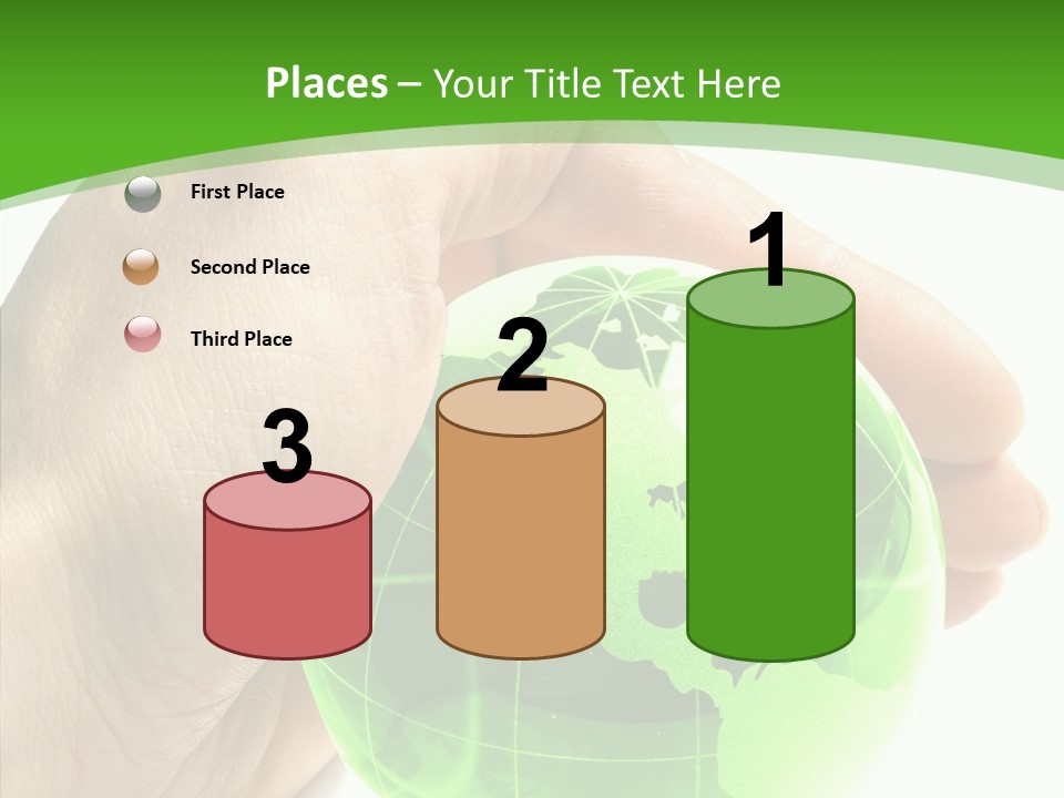 Eco White Green PowerPoint Template