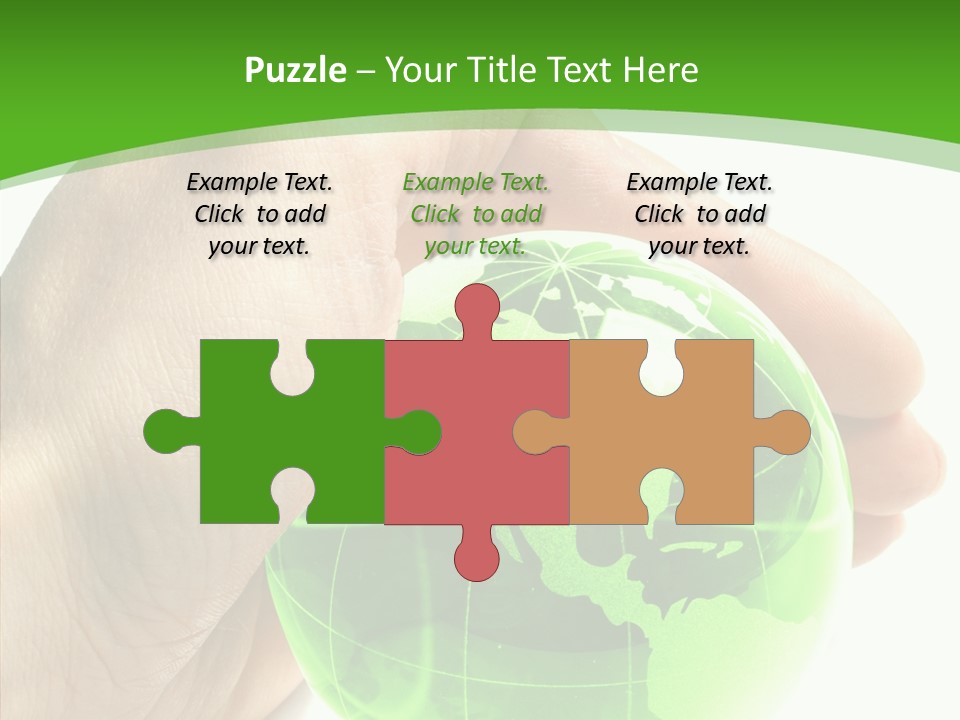 Eco White Green PowerPoint Template