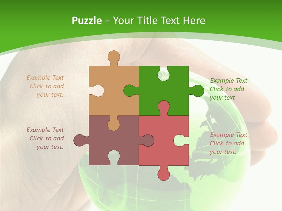 Eco White Green PowerPoint Template