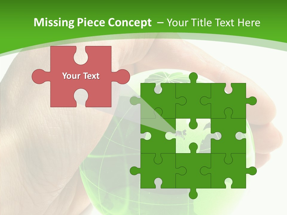 Eco White Green PowerPoint Template