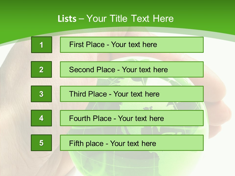 Eco White Green PowerPoint Template