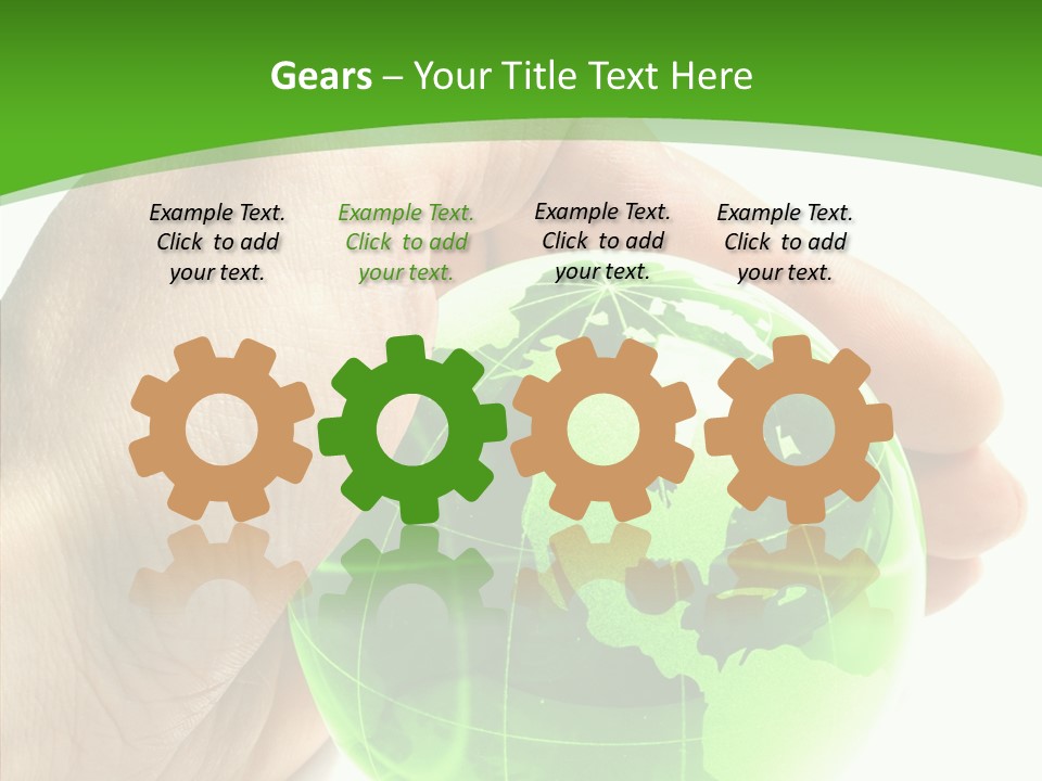 Eco White Green PowerPoint Template