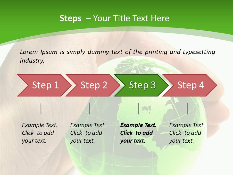 Eco White Green PowerPoint Template