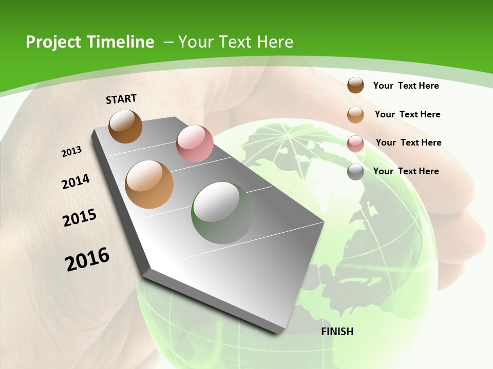 Eco White Green PowerPoint Template