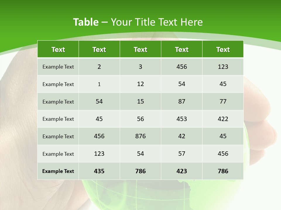 Eco White Green PowerPoint Template