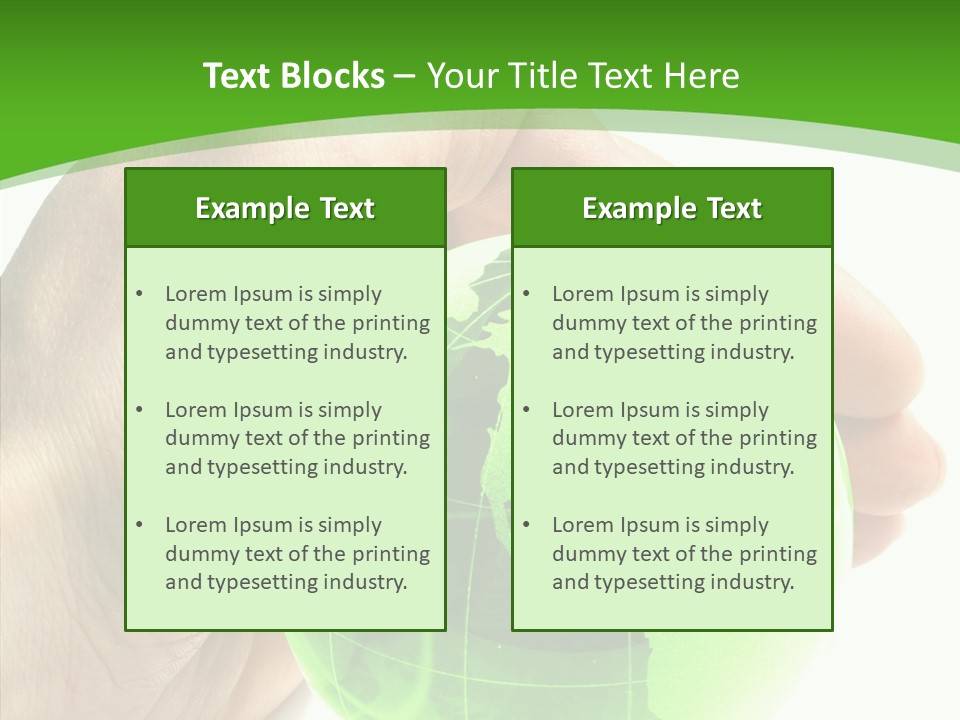 Eco White Green PowerPoint Template