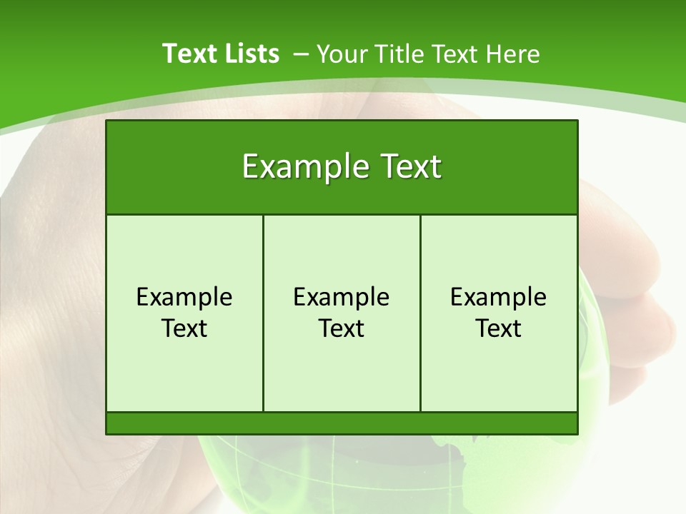 Eco White Green PowerPoint Template