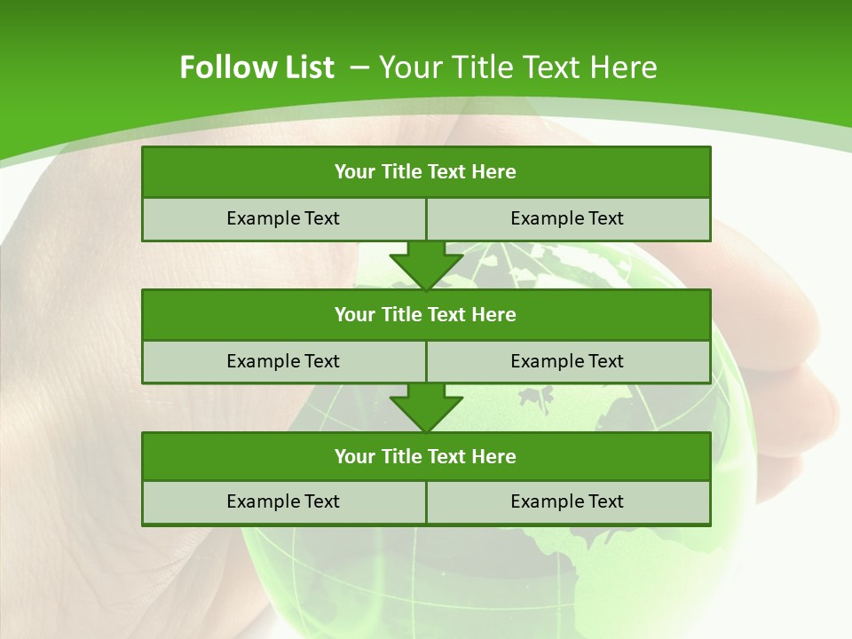 Eco White Green PowerPoint Template