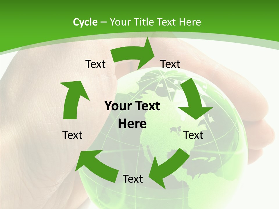 Eco White Green PowerPoint Template