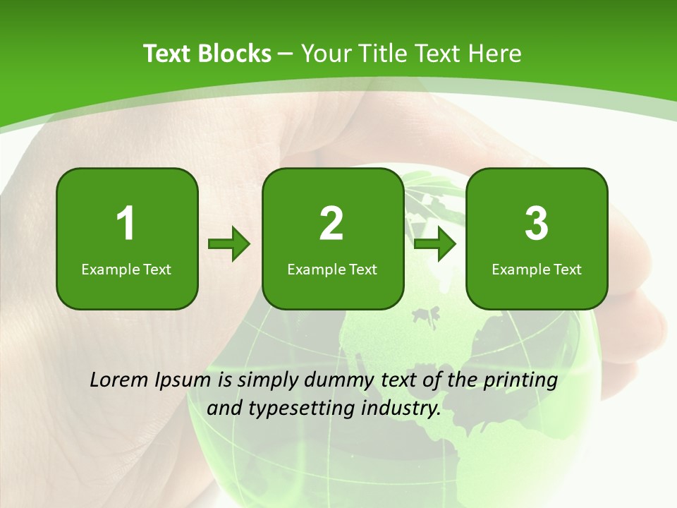 Eco White Green PowerPoint Template