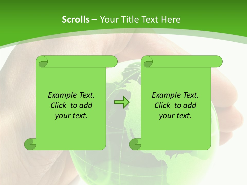 Eco White Green PowerPoint Template