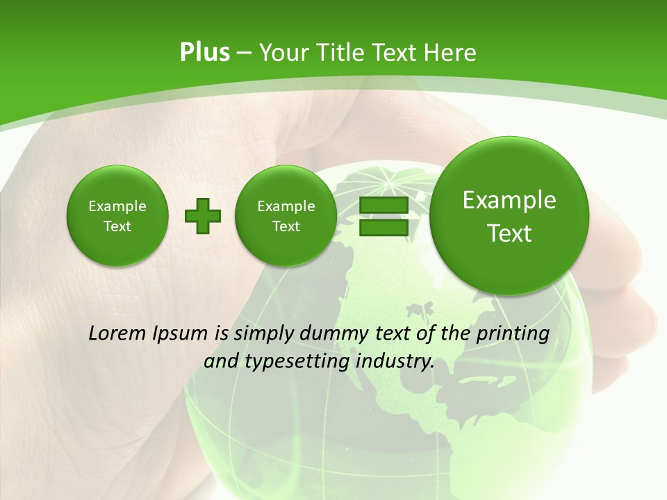 Eco White Green PowerPoint Template