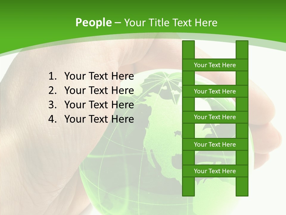 Eco White Green PowerPoint Template