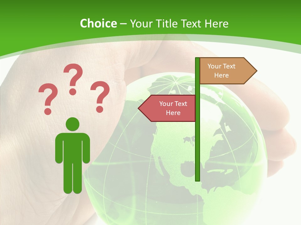 Eco White Green PowerPoint Template