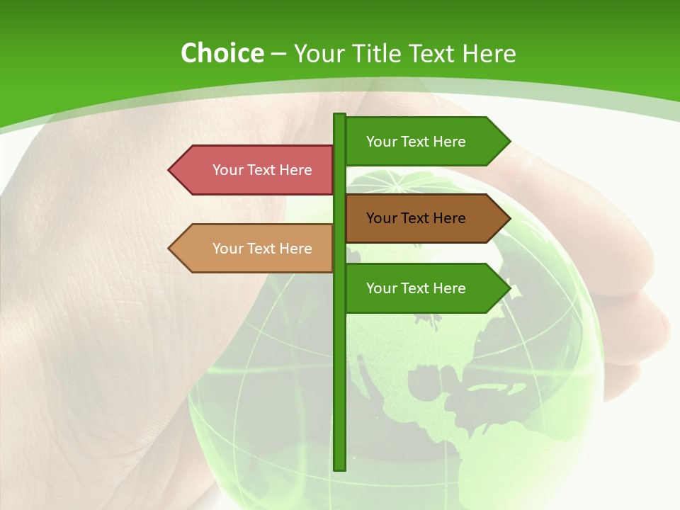 Eco White Green PowerPoint Template