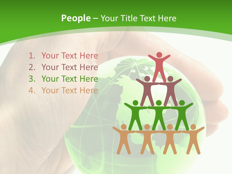 Eco White Green PowerPoint Template