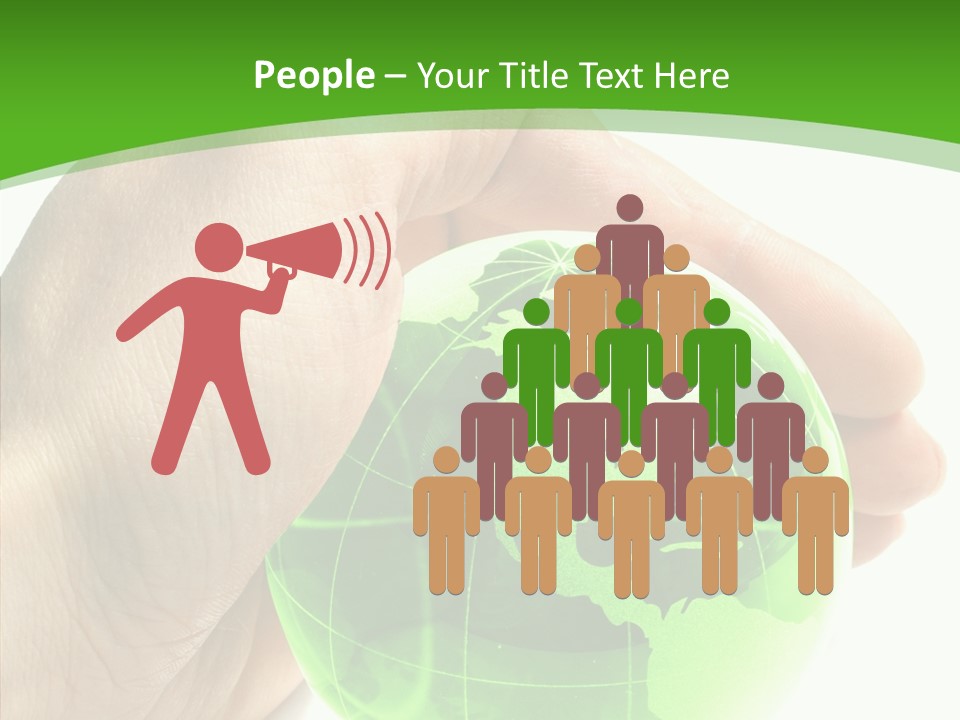 Eco White Green PowerPoint Template