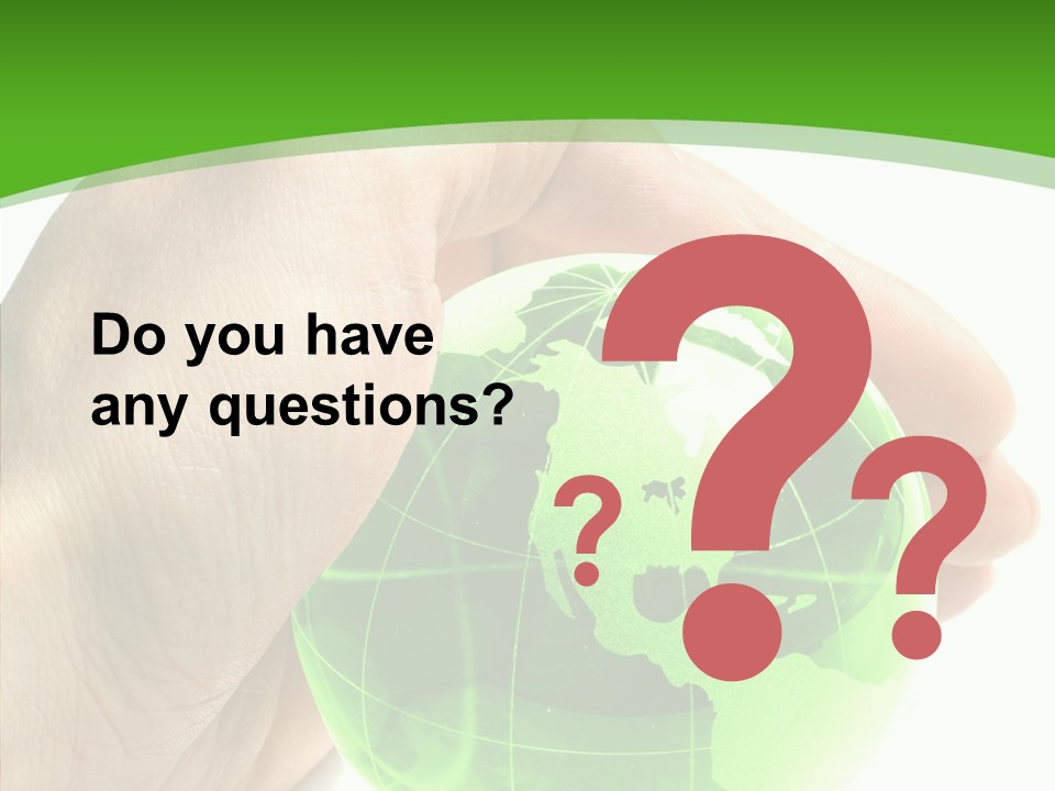 Eco White Green PowerPoint Template