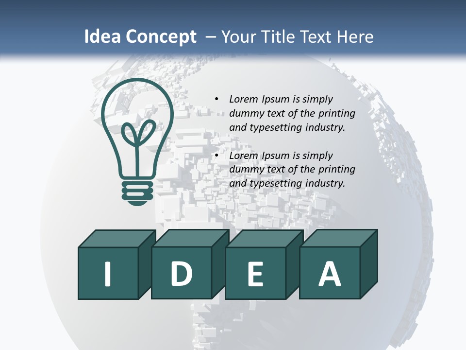 Shape Map Atlas PowerPoint Template