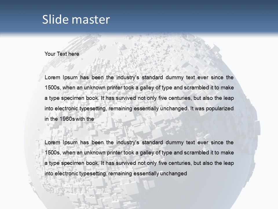 Europe Structure Concept PowerPoint Template