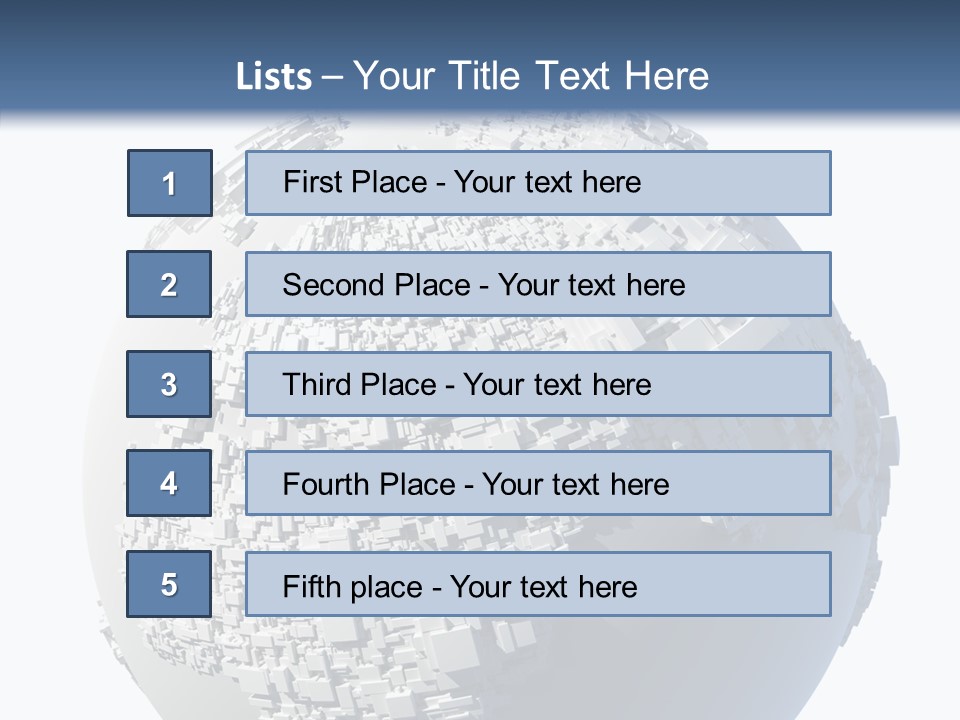 Europe Structure Concept PowerPoint Template