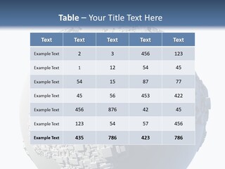 Europe Structure Concept PowerPoint Template