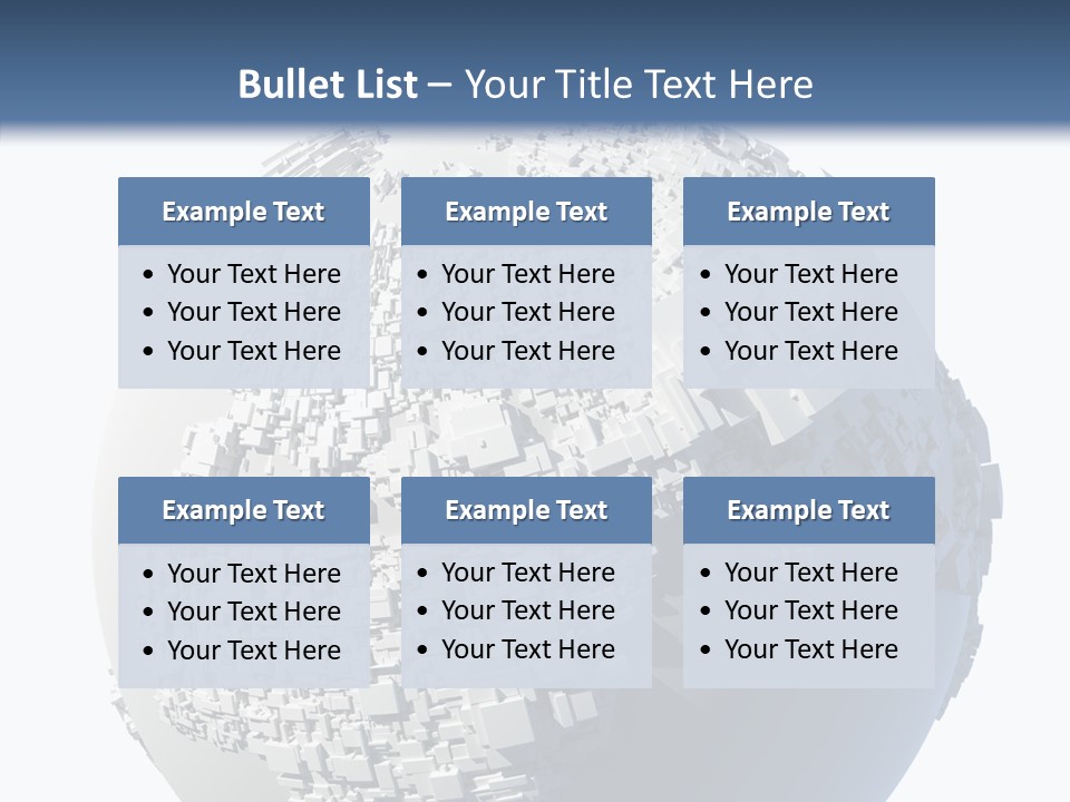 Europe Structure Concept PowerPoint Template