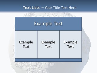 Europe Structure Concept PowerPoint Template